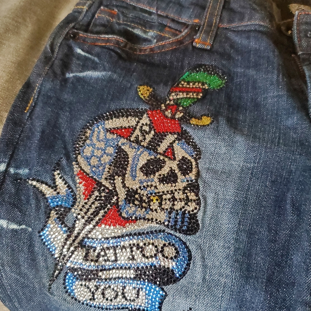 Vintage Ed Hardy women's jeans